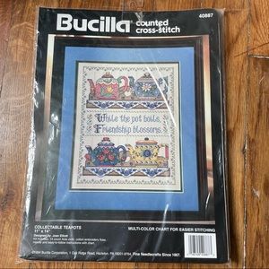 BUCILLA COLLECTIBLE TEAPOTS BY JOAN ELLIOTT